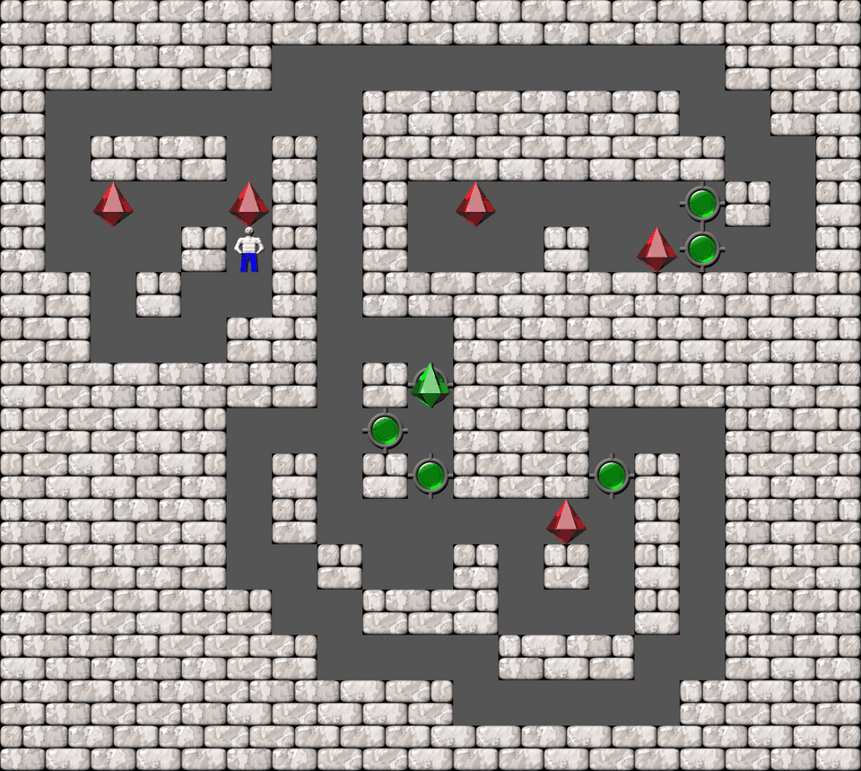 Sokoban Bugs509 collection level 436